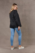 Nama Linen Blazer- Black LAST ONE SZ XL