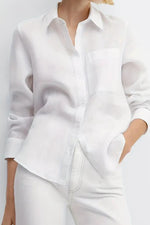 Zara Cotton Linen Work Shirt